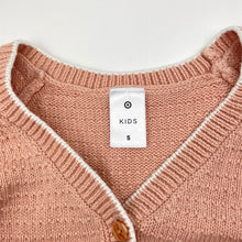Load image into Gallery viewer, Girls Target, cotton knit balloon sleeve cardigan, EUC, size 5,  