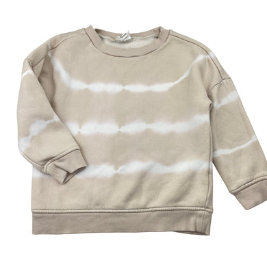 Girls Cotton On, tie-dyed fleece-lined sweater / jumper, EUC, size 5,  