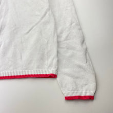 Load image into Gallery viewer, Girls GYMBOREE, embroidered knit cotton cardigan, dog, FUC, size 7-8,  