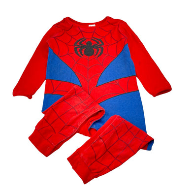 Boys MARVEL, Spiderman cotton romper / sleepsuit, FUC, size 2,  