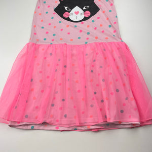 Girls Target, night dress / nightie, cat, FUC, size 2,  