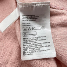 Load image into Gallery viewer, Girls H&amp;M, pink &amp; silver metallic knit dress, GUC, size 7-8, L: 59cm