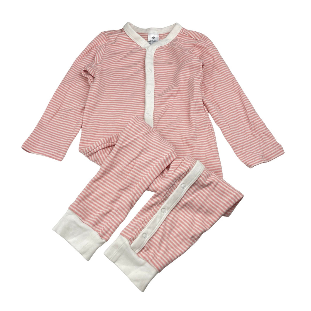 Girls Target, soft feel organic cotton romper, EUC, size 2,  