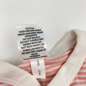 Girls Target, soft feel organic cotton romper, EUC, size 2,  