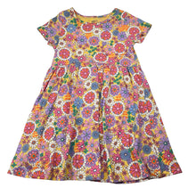 Load image into Gallery viewer, Girls Anko, colourful floral cotton dress, FUC, size 7, L: 62cm