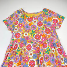 Load image into Gallery viewer, Girls Anko, colourful floral cotton dress, FUC, size 7, L: 62cm