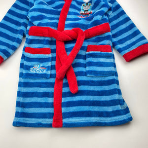 Boys Thomas & Friends, soft fleece dressing gown / bath robe, EUC, size 3-4,  