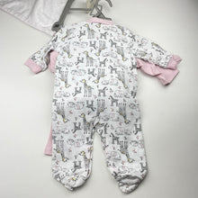 Load image into Gallery viewer, Girls Kyle &amp; Deena, cotton bodysuit, coverall, cardigan, pants, bib &amp; booties, NEW, size 000,  