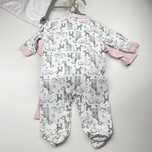 Girls Kyle & Deena, cotton bodysuit, coverall, cardigan, pants, bib & booties, NEW, size 000,  