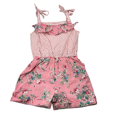 Girls Oobi, lightweight cotton summer playsuit, FUC, size 3,  
