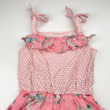 Load image into Gallery viewer, Girls Oobi, lightweight cotton summer playsuit, FUC, size 3,  