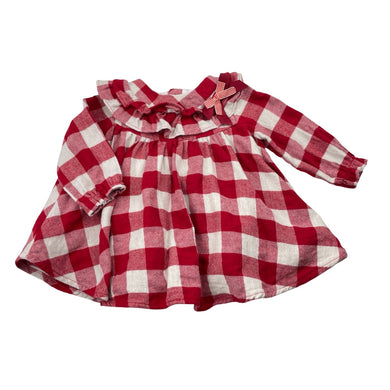 Girls Tutto Piccolo, cotton-lined flannel cotton long sleeve top, GUC, size 00,  