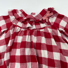 Load image into Gallery viewer, Girls Tutto Piccolo, cotton-lined flannel cotton long sleeve top, GUC, size 00,  