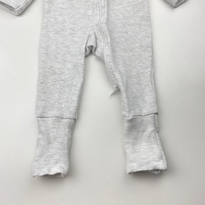 Unisex Anko, waffle zip coverall / romper, GUC, size 000,  