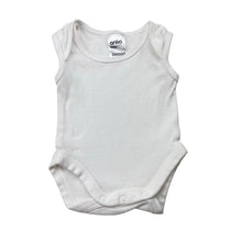 Load image into Gallery viewer, Unisex Anko, white cotton singletsuit romper, EUC, size 00000,  