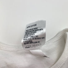 Load image into Gallery viewer, Unisex Anko, white cotton singletsuit romper, EUC, size 00000,  