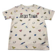 Load image into Gallery viewer, Boys DC Comics, JUSTICE LEAGUE waffle tee / top, FUC, size 8,  
