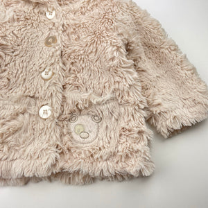 Girls Target, faux fur jacket / coat, GUC, size 0,  