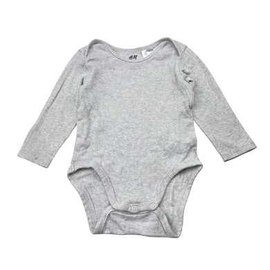 Unisex H&M, organic cotton bodysuit / romper, FUC, size 0,  