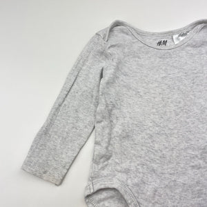 Unisex H&M, organic cotton bodysuit / romper, FUC, size 0,  