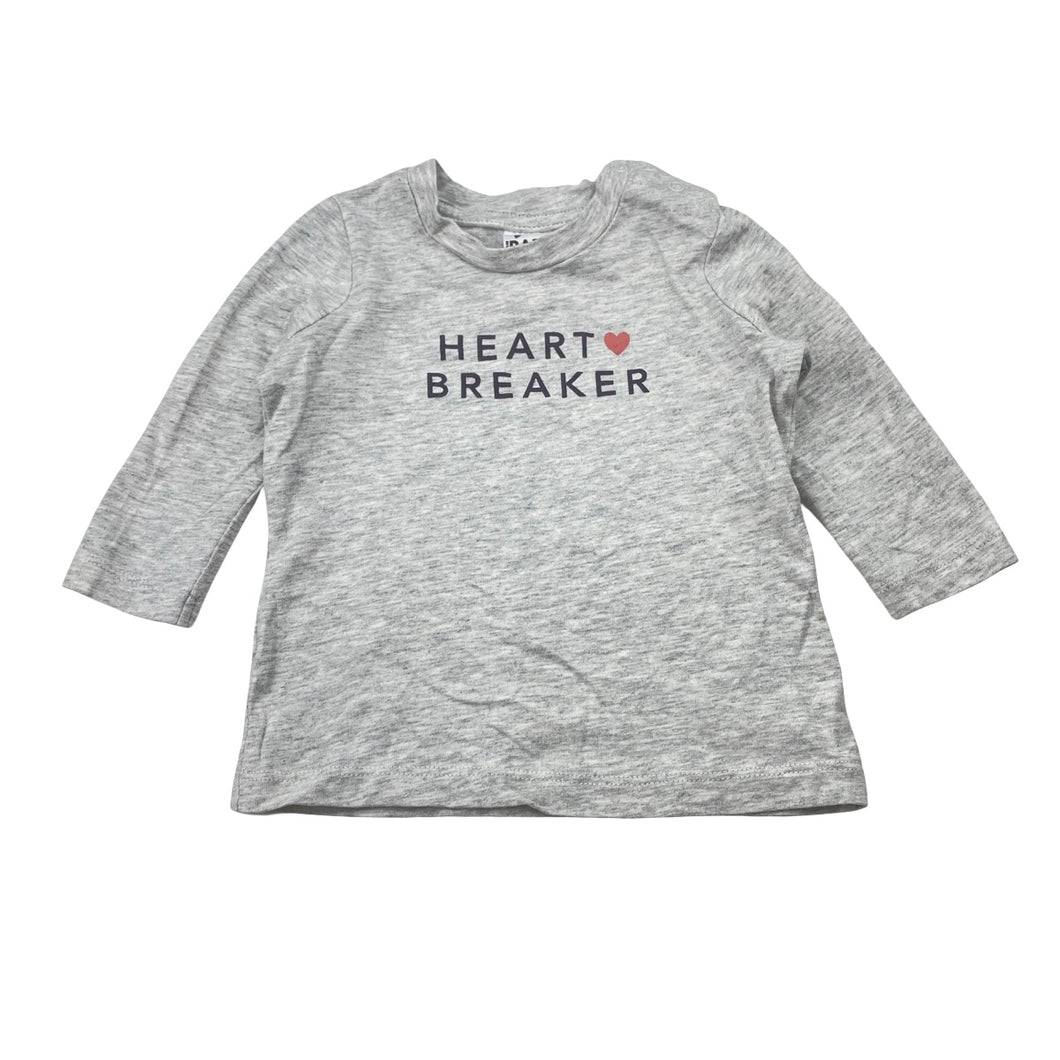 Unisex Cotton On, cotton long sleeve tee / top, GUC, size 00,  