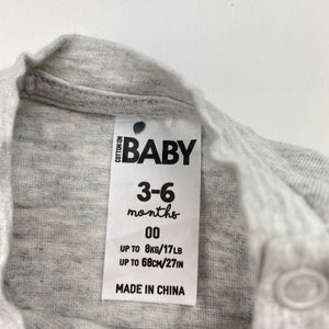 Unisex Cotton On, cotton long sleeve tee / top, GUC, size 00,  
