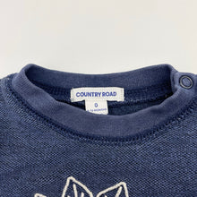 Load image into Gallery viewer, Boys Country Road, lightweight sweater / jumper, dinosaur, FUC, size 0,  