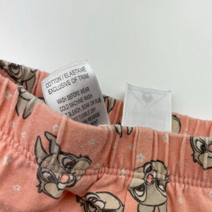 Girls Disney , Bambi Thumper pyjama panta / bottoms, GUC, size 00,  