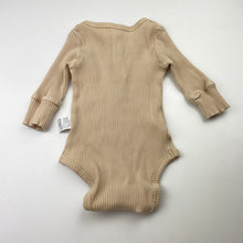 Load image into Gallery viewer, Unisex Tiny People, ribbed stretchy bodysuit / romper, EUC, size 00,  