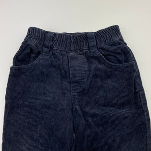 Boys Target, corduroy cotton pants, elasticated, EUC, size 0,  