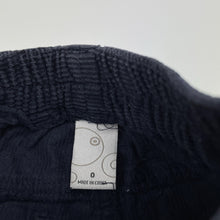Load image into Gallery viewer, Boys Target, corduroy cotton pants, elasticated, EUC, size 0,  