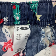 Load image into Gallery viewer, Boys Target, cotton Christmas shorts, elasticated, wash fade, FUC, size 2,  