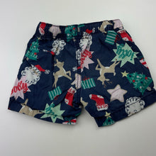 Load image into Gallery viewer, Boys Target, cotton Christmas shorts, elasticated, wash fade, FUC, size 2,  