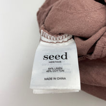 Load image into Gallery viewer, Unisex Seed, linen / cotton summer romper, EUC, size 000,  