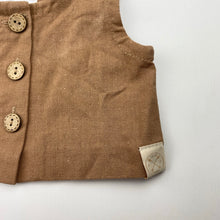 Load image into Gallery viewer, Unisex Salty Shreds, linen summer top, EUC, size 000,  