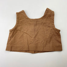 Load image into Gallery viewer, Unisex Salty Shreds, linen summer top, EUC, size 000,  