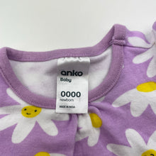 Load image into Gallery viewer, Girls Anko, flroal cotton romper, EUC, size 0000,  