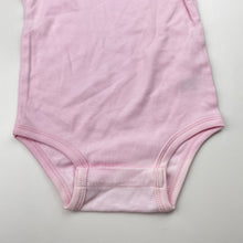 Load image into Gallery viewer, Girls KIRKLAND, pink cotton bodysuit / romper, EUC, size 0,  