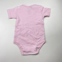 Load image into Gallery viewer, Girls KIRKLAND, pink cotton bodysuit / romper, EUC, size 0,  