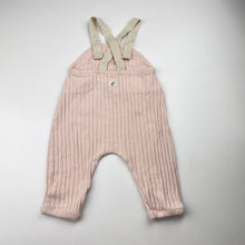 Load image into Gallery viewer, Girls Anko, ribbed cotton overalls / romper, EUC, size 000,  