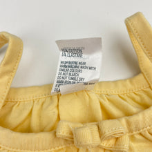 Load image into Gallery viewer, Girls Anko, yellow singletsuit romper, EUC, size 00,  