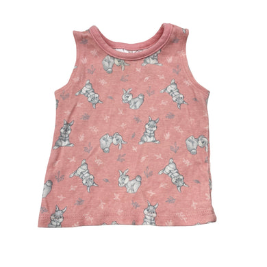 Girls Disney, Bambi Thumper cotton singlet top, EUC, size 000,  