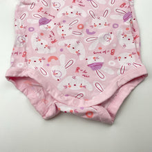 Load image into Gallery viewer, Girls Anko, pink bodysuit / romper, rabbits, GUC, size 00,  