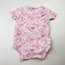 Load image into Gallery viewer, Girls Anko, pink bodysuit / romper, rabbits, GUC, size 00,  