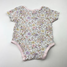 Load image into Gallery viewer, Girls Dymples, floral cotton bodysuit / romper, GUC, size 00,  