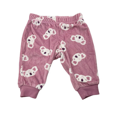 Girls Anko, fleece pyjama pants / bottoms, koalas, GUC, size 000,  