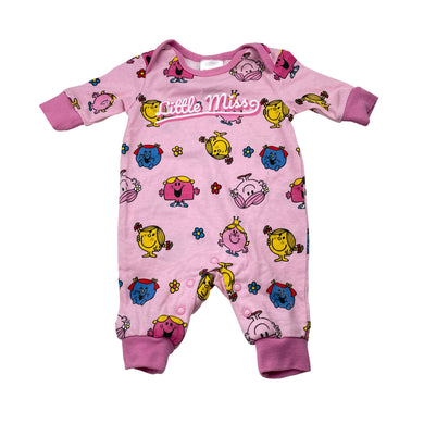 Girls MR MEN , LITTLE MISS Giggles / Chatterbox / Sunshine romper, EUC, size 0000,  