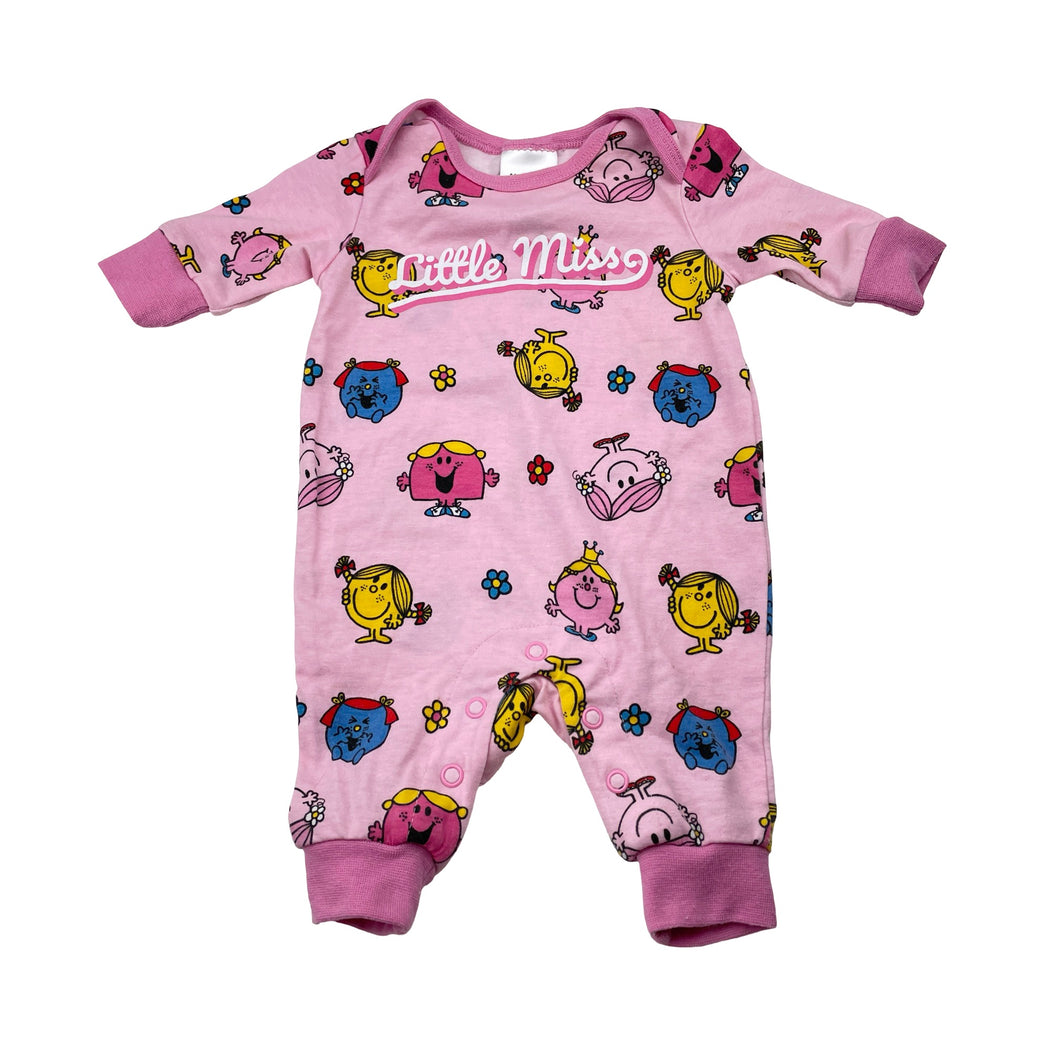 Girls MR MEN , LITTLE MISS Giggles / Chatterbox / Sunshine romper, EUC, size 0000,  