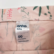 Load image into Gallery viewer, Girls Anko, stretchy floral leggings / bottoms, EUC, size 00,  