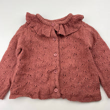 Load image into Gallery viewer, Girls Mamas &amp; Papas, cotton blend knit cardigan, EUC, size 0,  